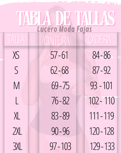 FAJA CINTURILLA RELOJ DE ARENA BROCHES Y CIERRE 812LMC